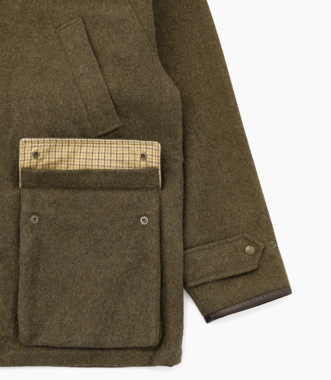 카키스 울 로버 파카 올리브 상품이미지3