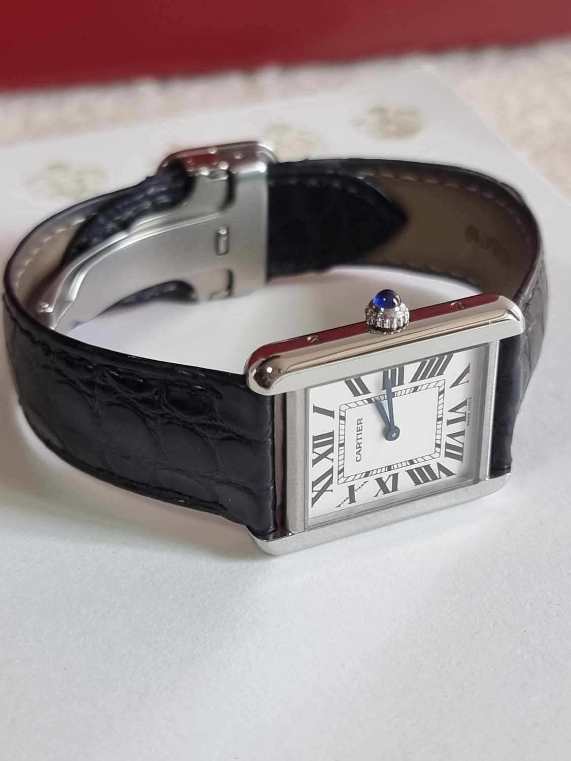 까르띠에 탱크솔로 스틸 SM 시계 (남녀공용) 2017년식 상품이미지4