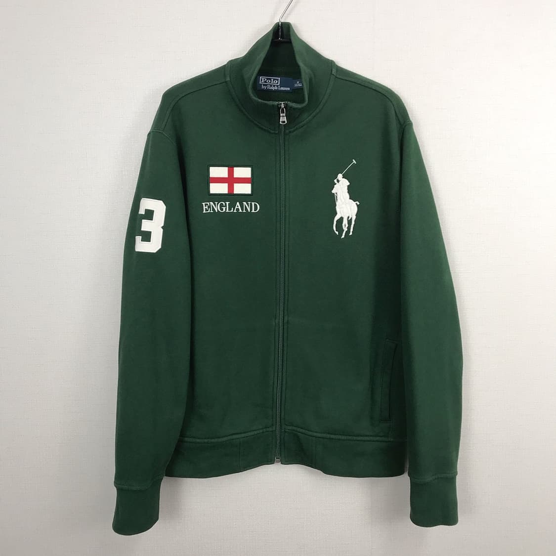 폴로 랄프로렌 잉글랜드 코튼 집업 티셔츠 남성M 상품이미지1