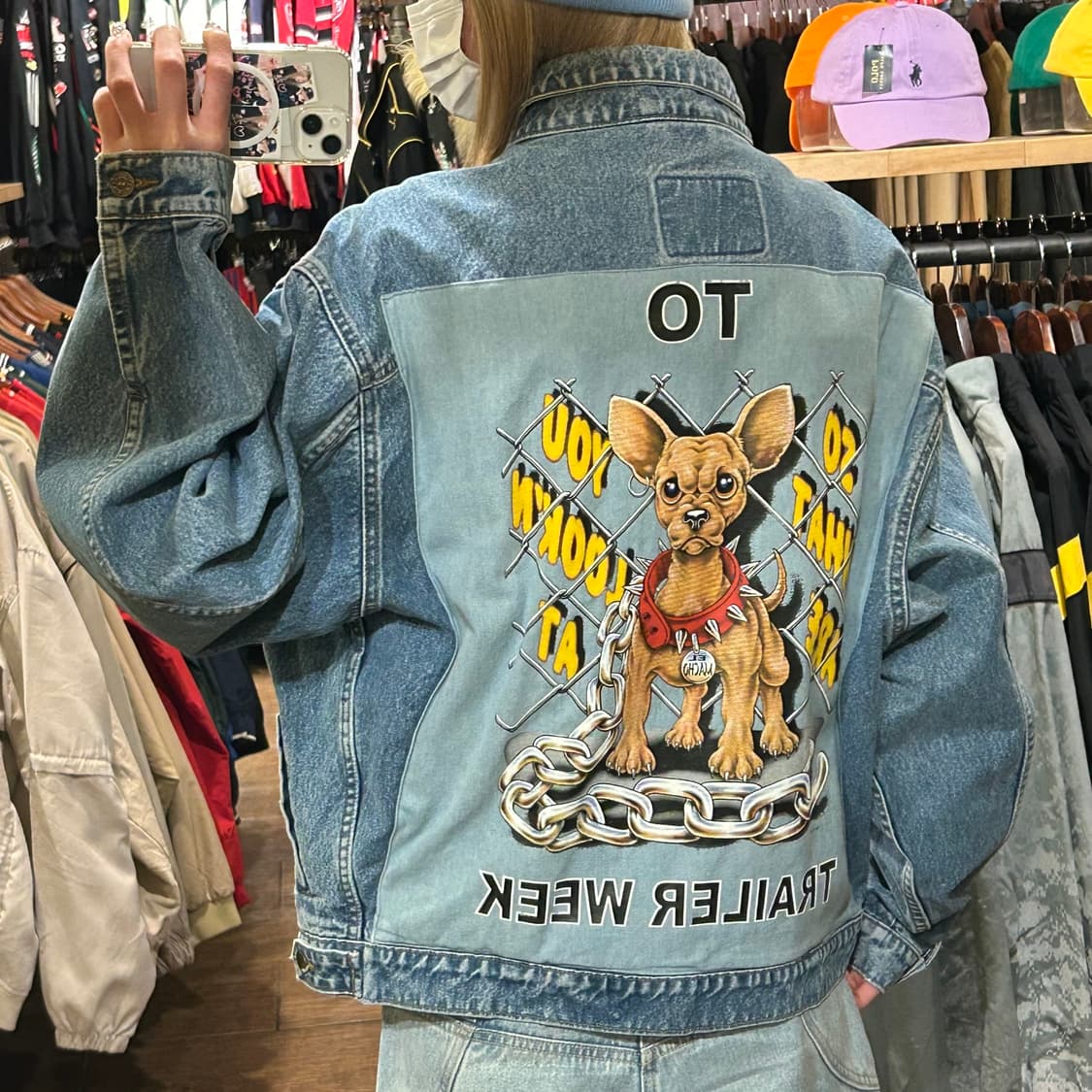 [HI] VTG 데님 자켓 연청  상품이미지5