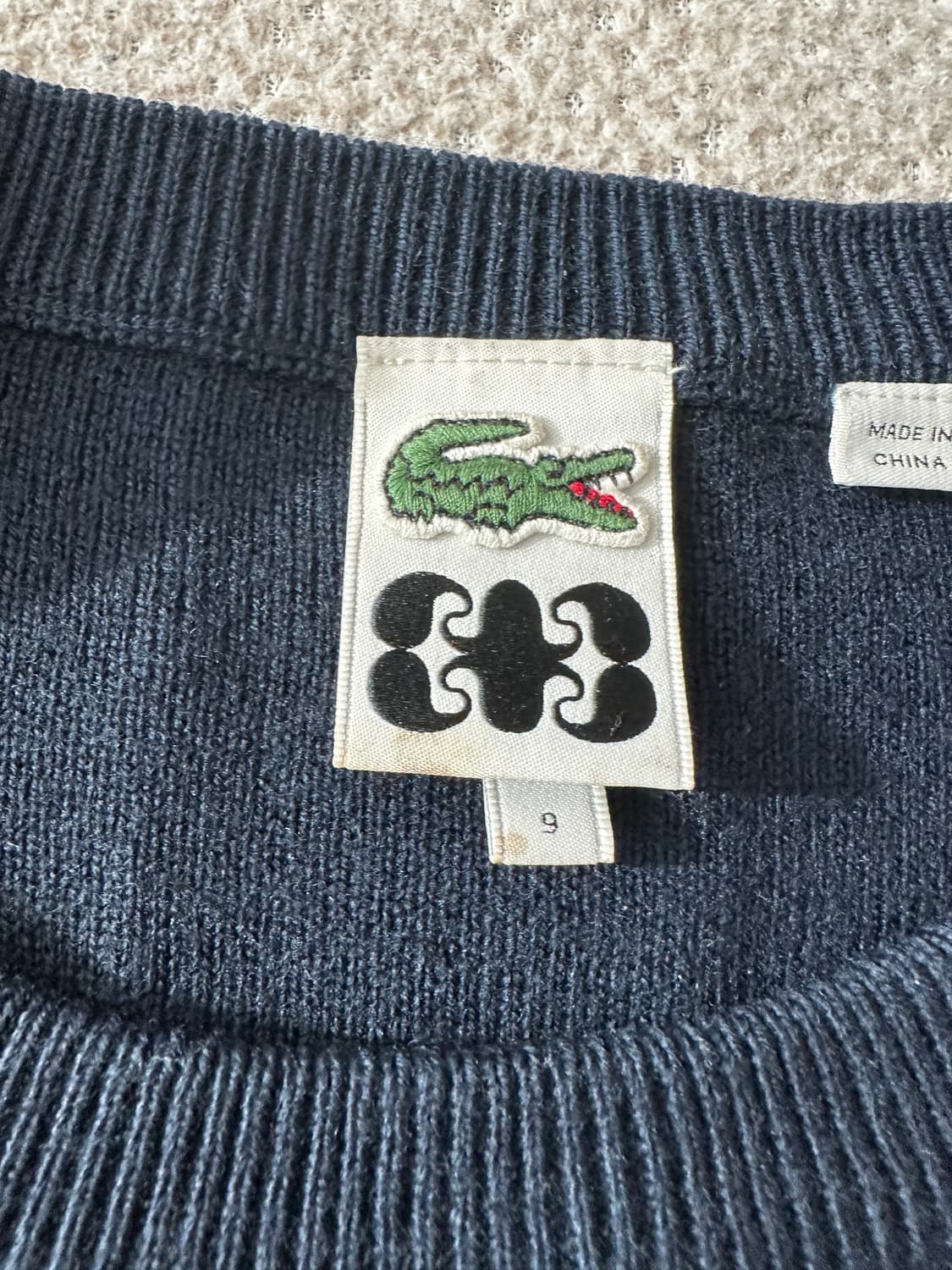 (105-110) 라코스테 네이비 스웨터 니트 상품이미지5