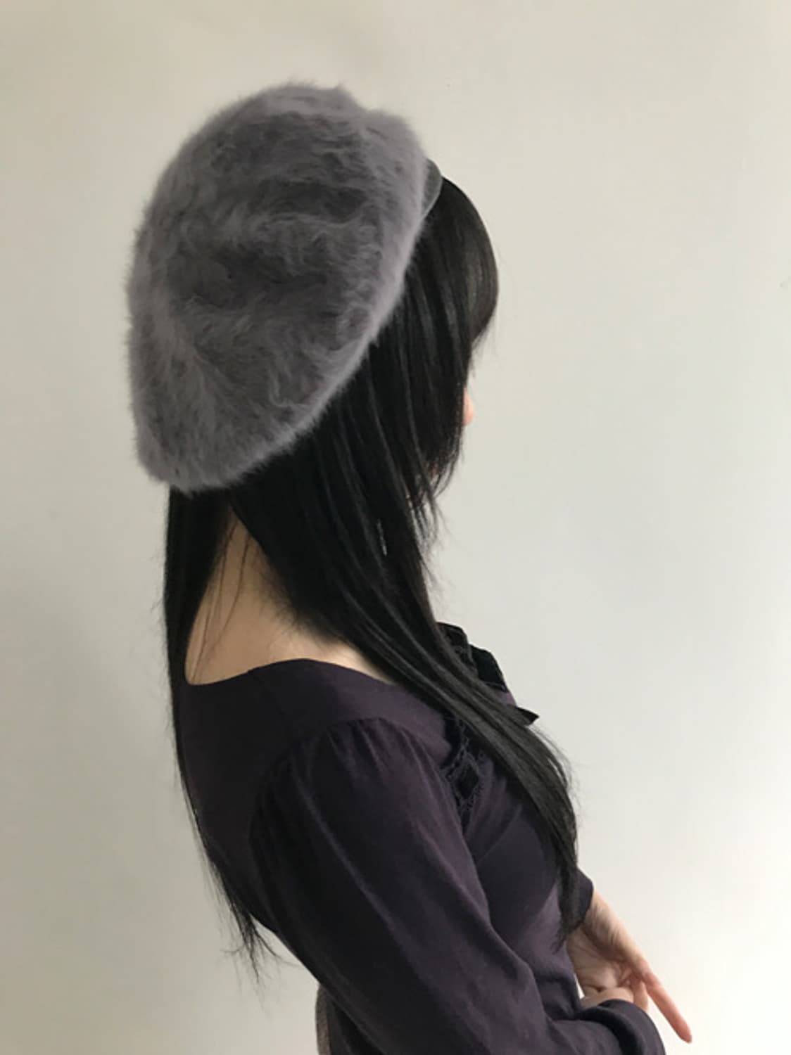 Fur Leather Beret 상품이미지9
