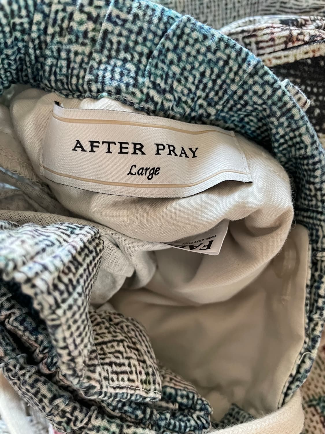 [L] 애프터프레이 X 무난 프린티드 팬츠 판매합니다 상품이미지2