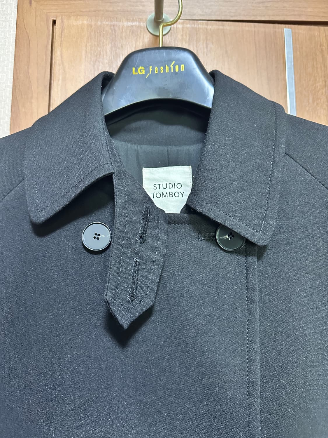 스튜디오톰보이 STUDIO TOMBOY 블랙 코트 상품이미지6