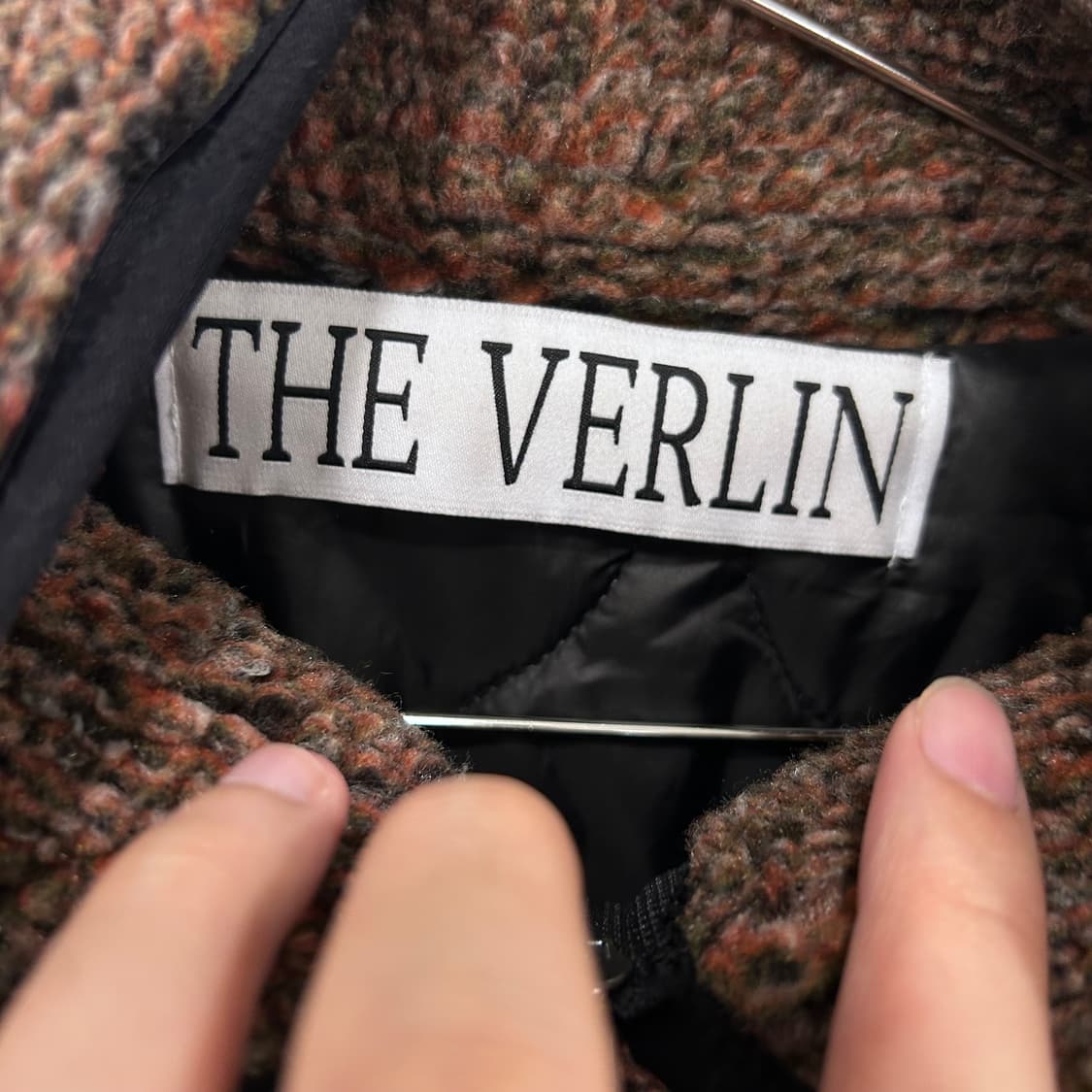 THE VERLIN 자수로고 멀티컬러 뽀글이 플리스 상품이미지3