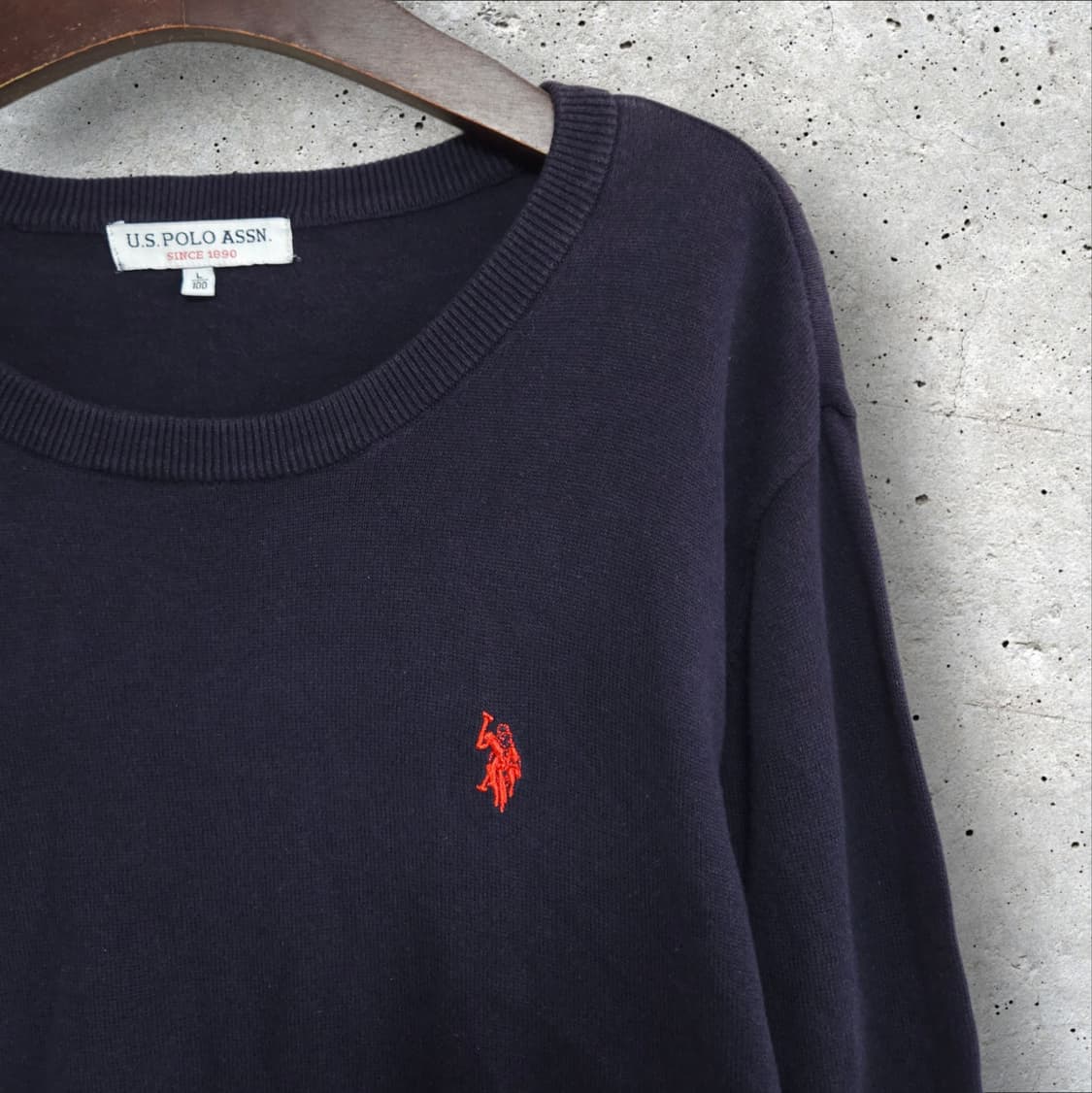 폴로 아센 네이비 니트 (100/L) 상품이미지4