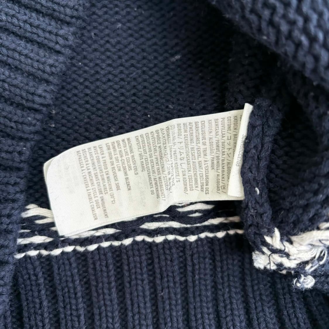 아베크롬비 노르딕 네이비 걸즈 크루넥 스웨터 니트(XL) 상품이미지5