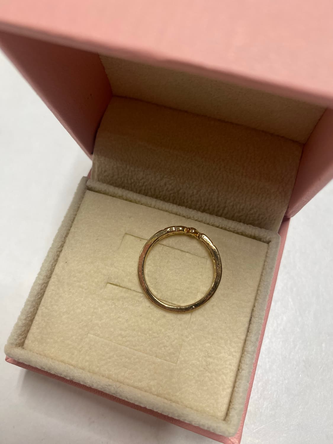 Love 레터링 골드색상 반지 상품이미지3