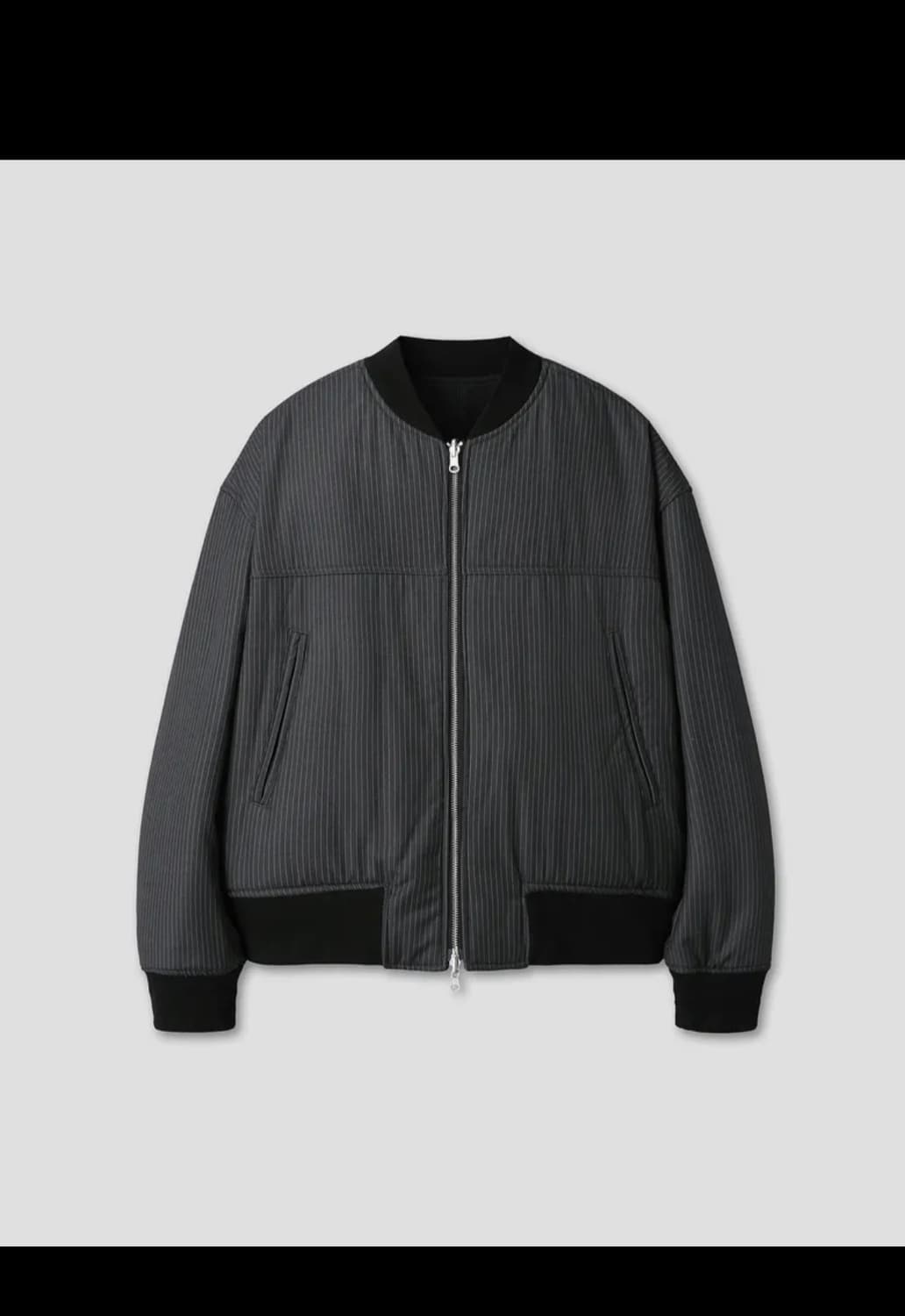 다이브인 REVERSIBLE MA-1 JACKET (BLACK) 상품이미지3