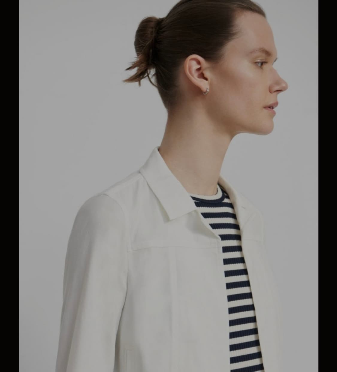 띠어리(Theory) 소프트 크런치 슈렁큰 자켓 (화이트/M) 상품이미지2