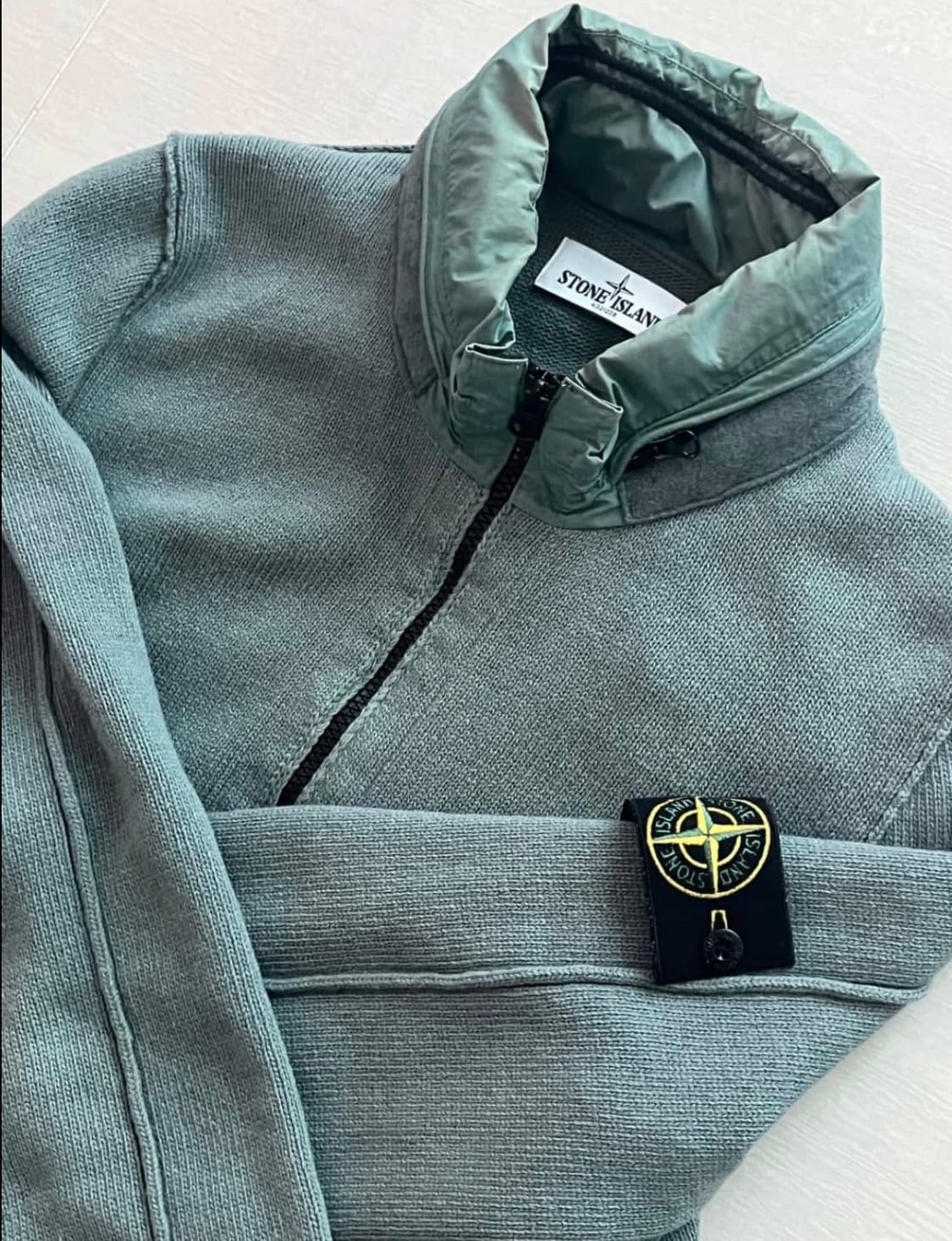 스톤아일랜드 나일론 니트 집업 상품이미지2