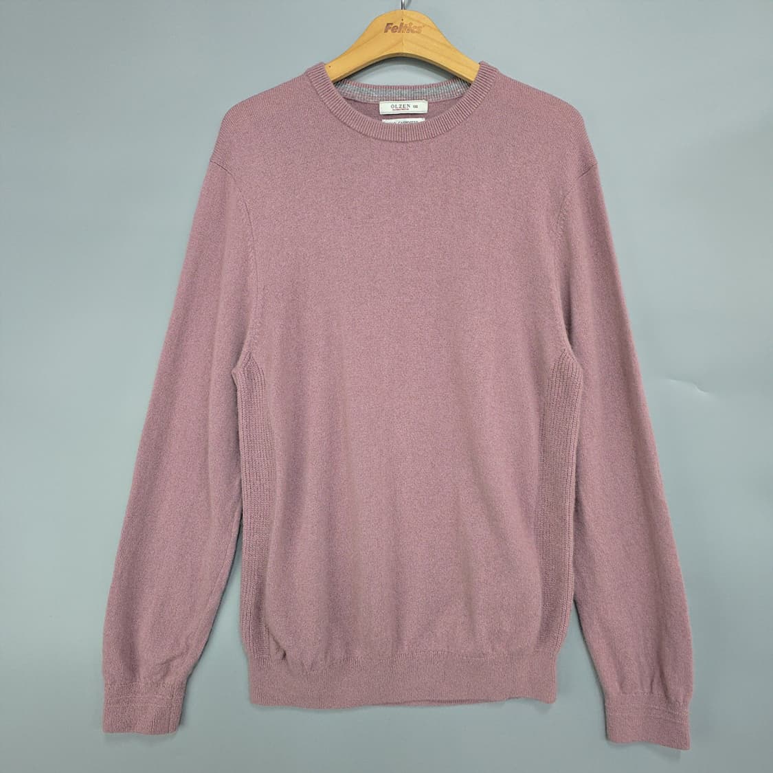 올젠(OLZEN) 캐시미어 100 니트 100 상품이미지1