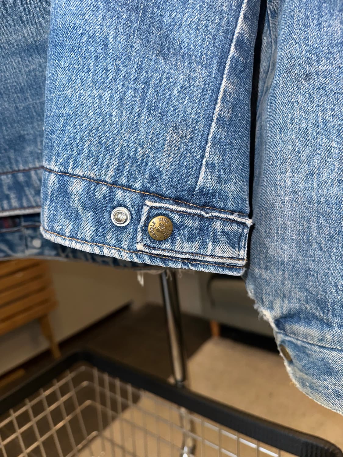 80’s Saddle King Western blanket denim 상품이미지10
