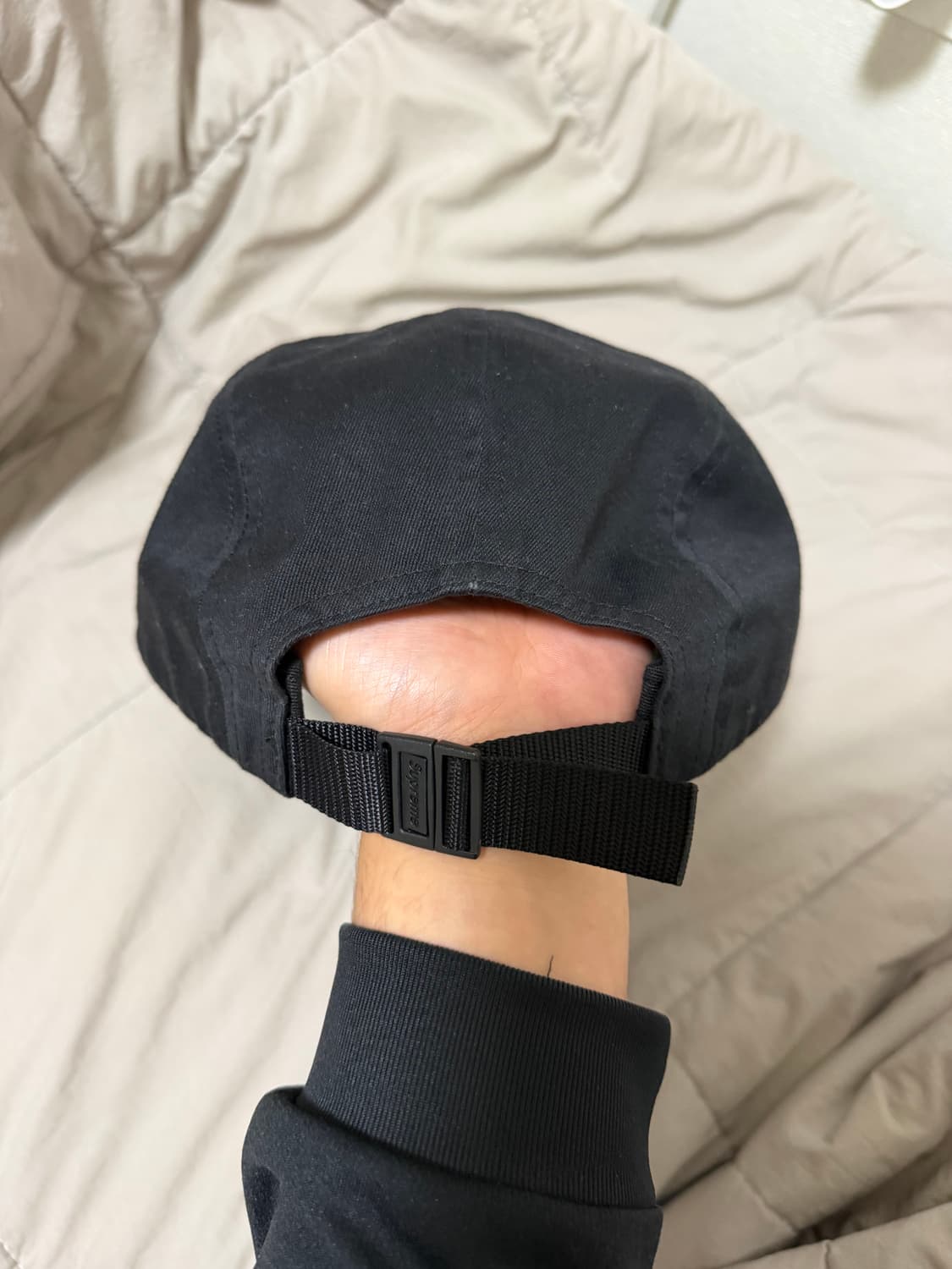 슈프림 캠프캡 블랙 24ss 상품이미지2