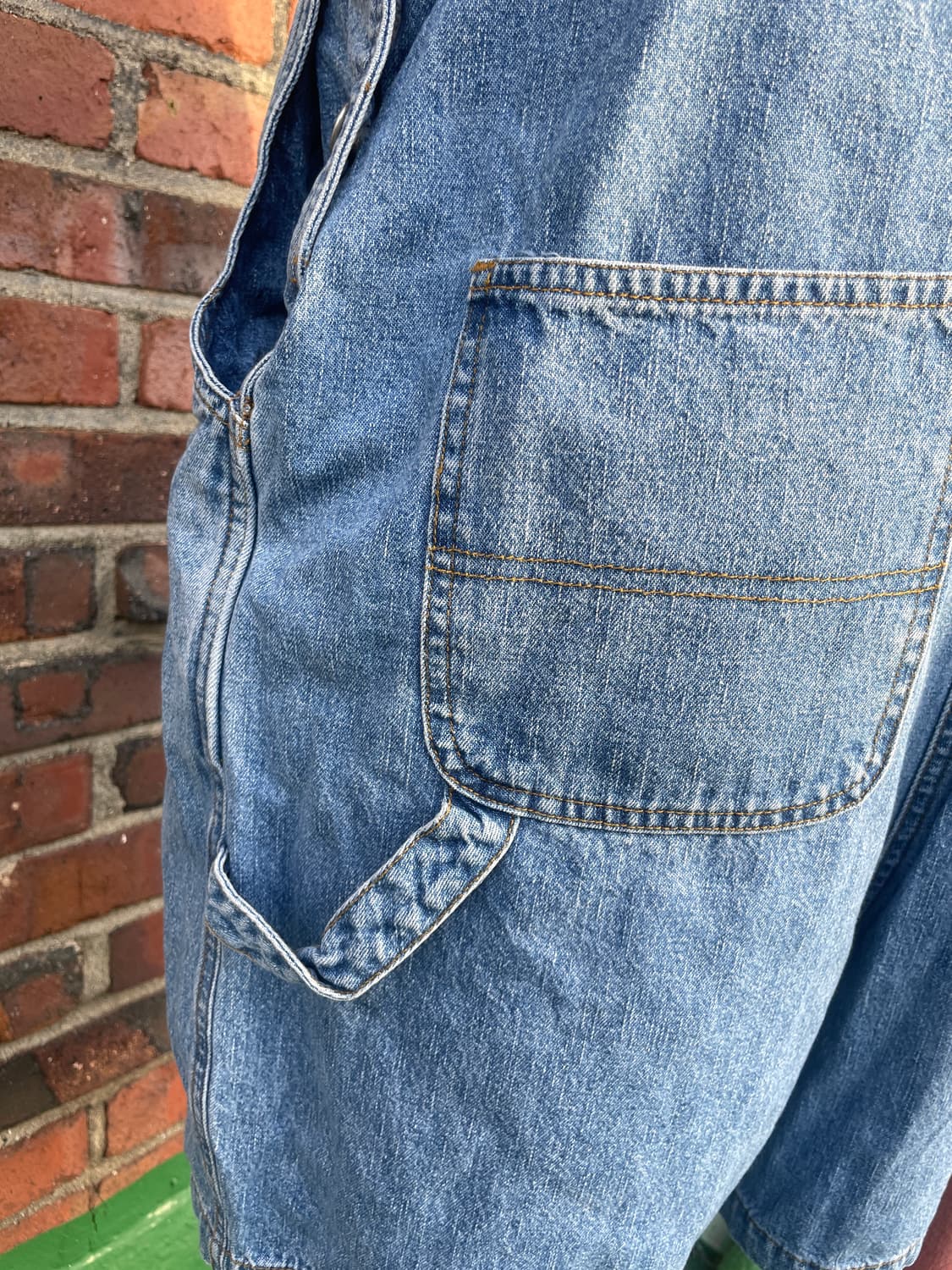 하프 청 멜빵 점프수트 상품이미지4