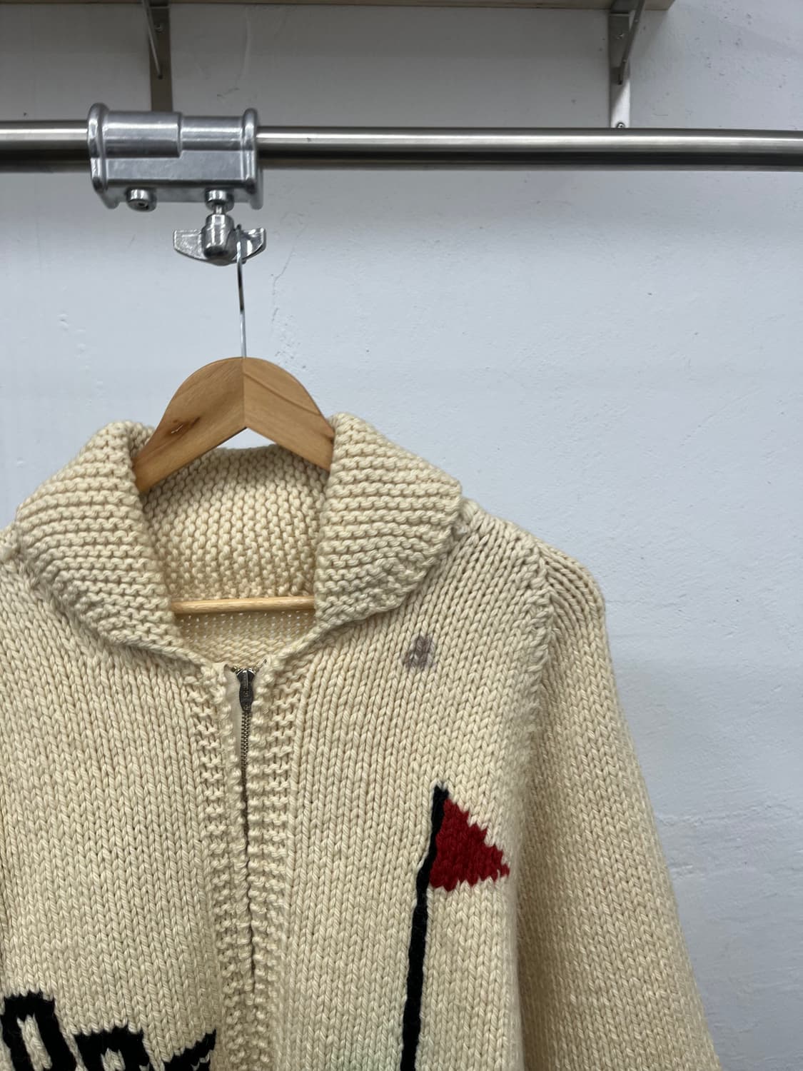 XL) 70~80s HEAVY WOOL COWHICHAN 상품이미지2