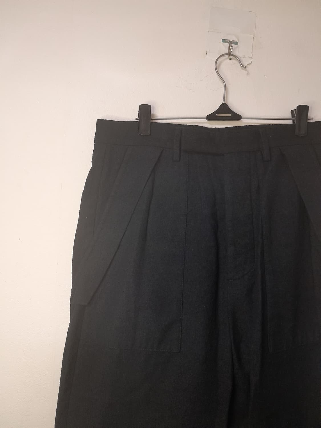 릭오웬스 블랙 면나일론 크롭팬츠 46/30"~31" 상품이미지3