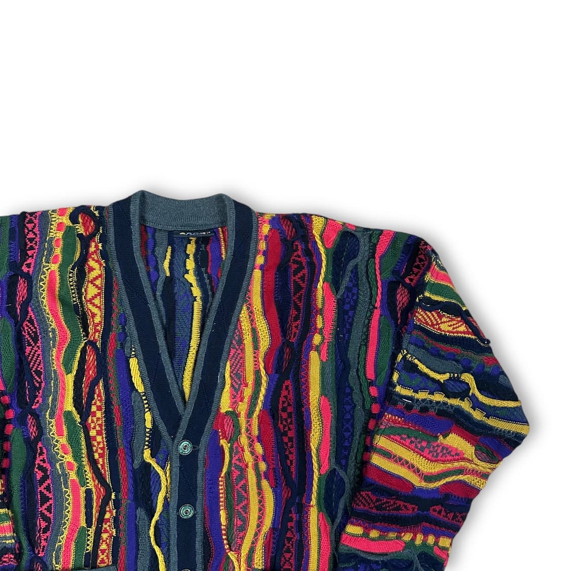 쿠지 케이블 니트 가디건 상품이미지2