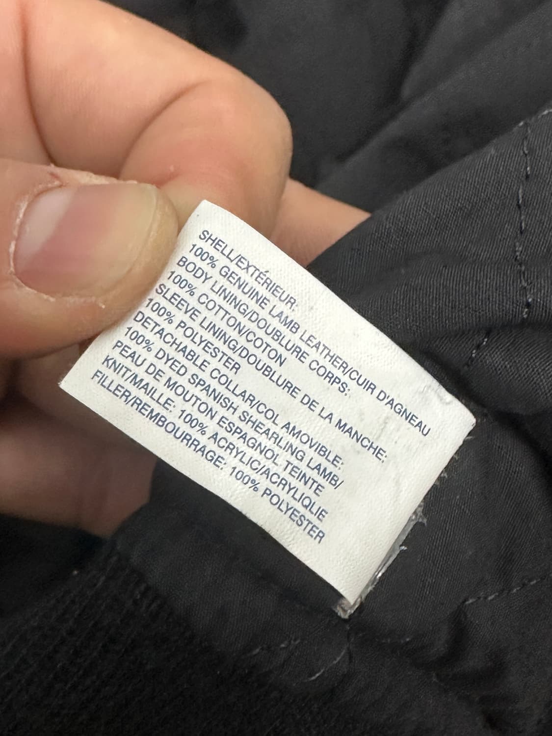 90s GAP 레더 봄버 자켓 L 상품이미지6