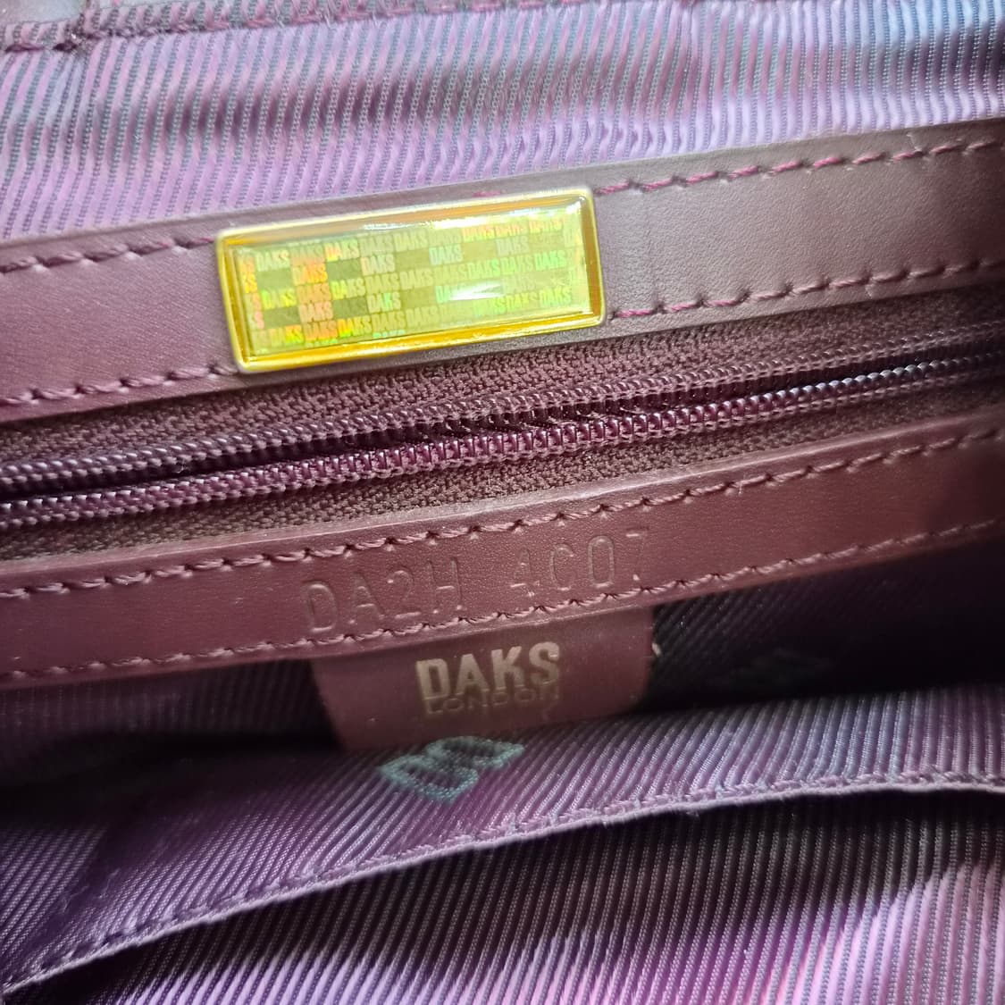 DAKS 빈티지 닥스 체크 복조리백 숄더백 토트백 가방 상품이미지7