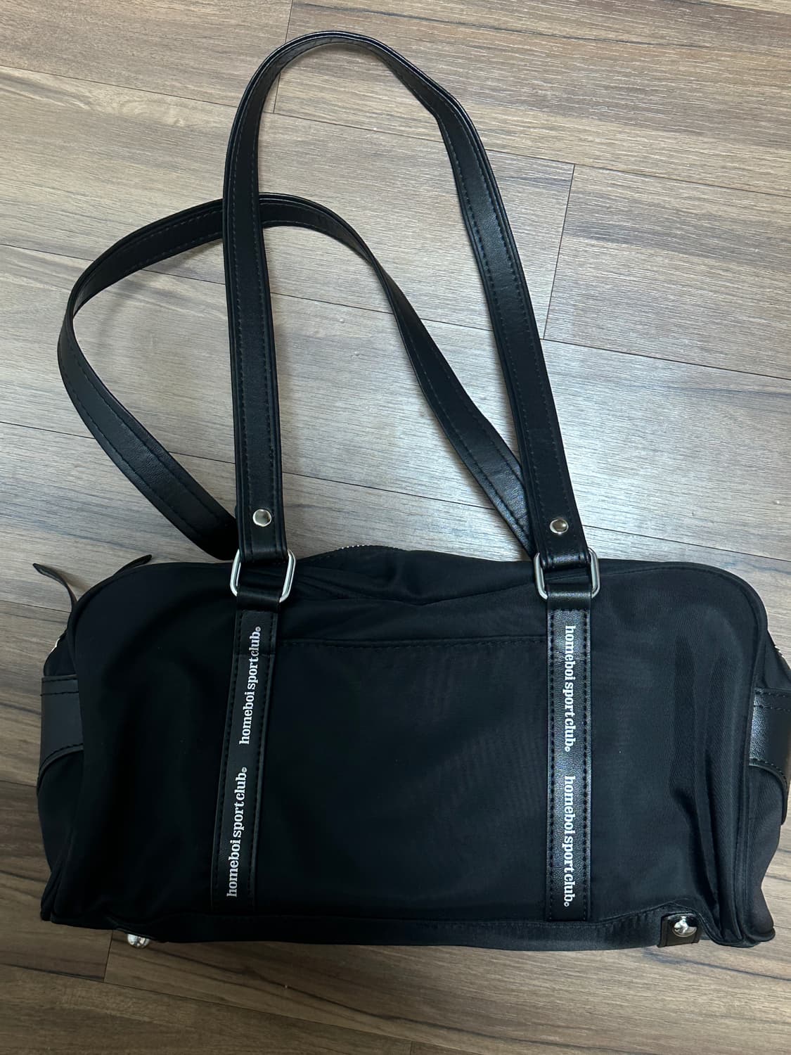 홈보이스포츠클럽 라인 보스턴백 블랙 상품이미지3