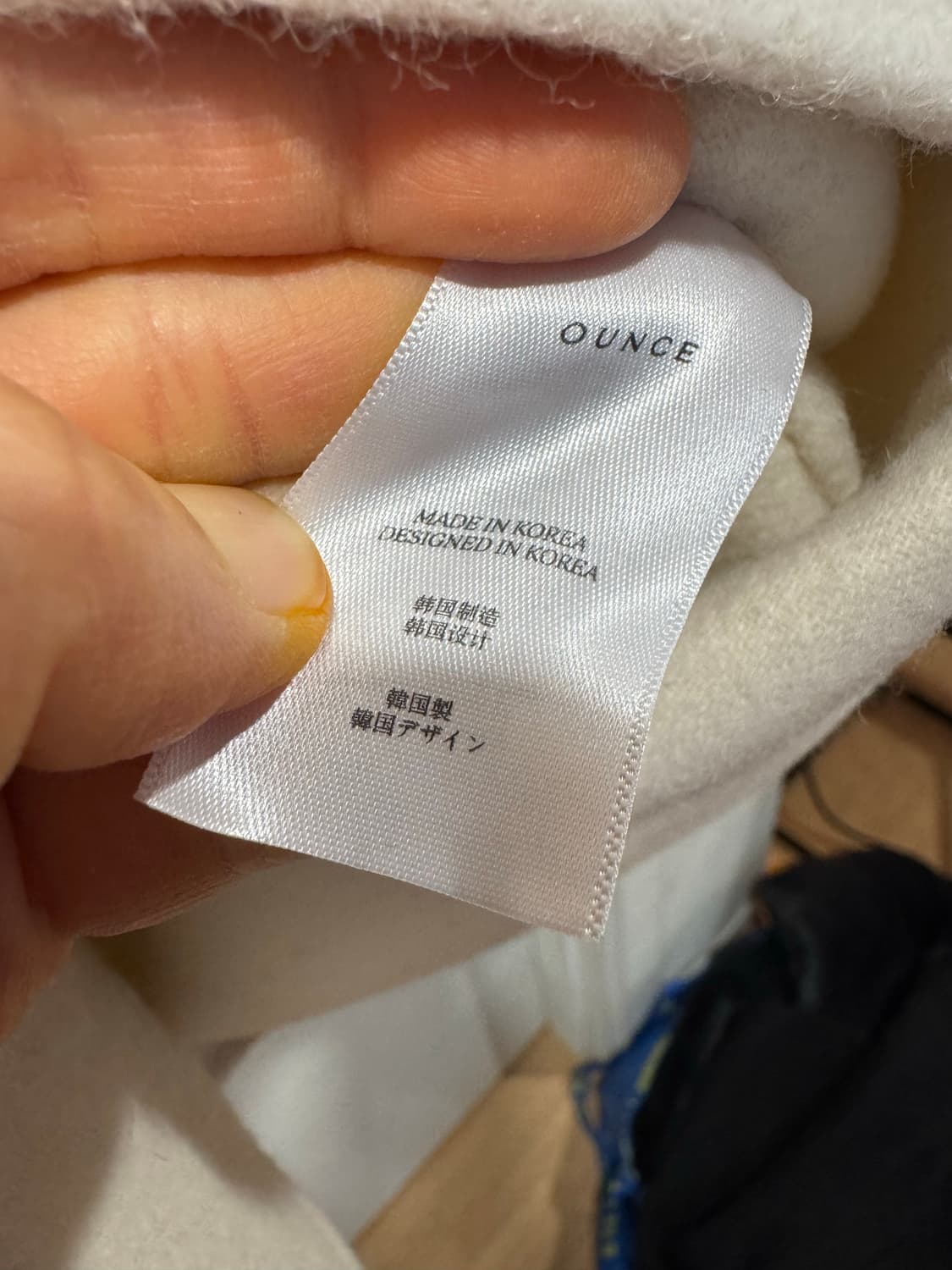 새상품 ounce 온스 베이비알파카 핸드메이드 하프코트 상품이미지6