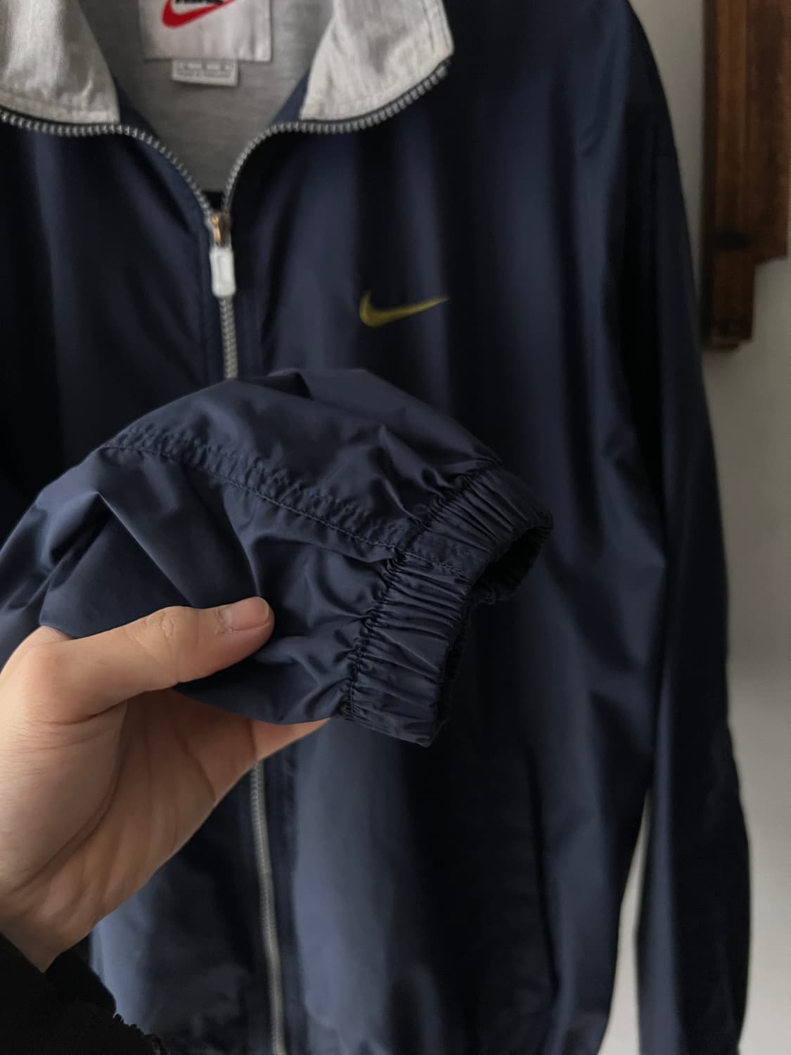 [L]90's 나이키 네이비 나일론 트랙 자켓 상품이미지5