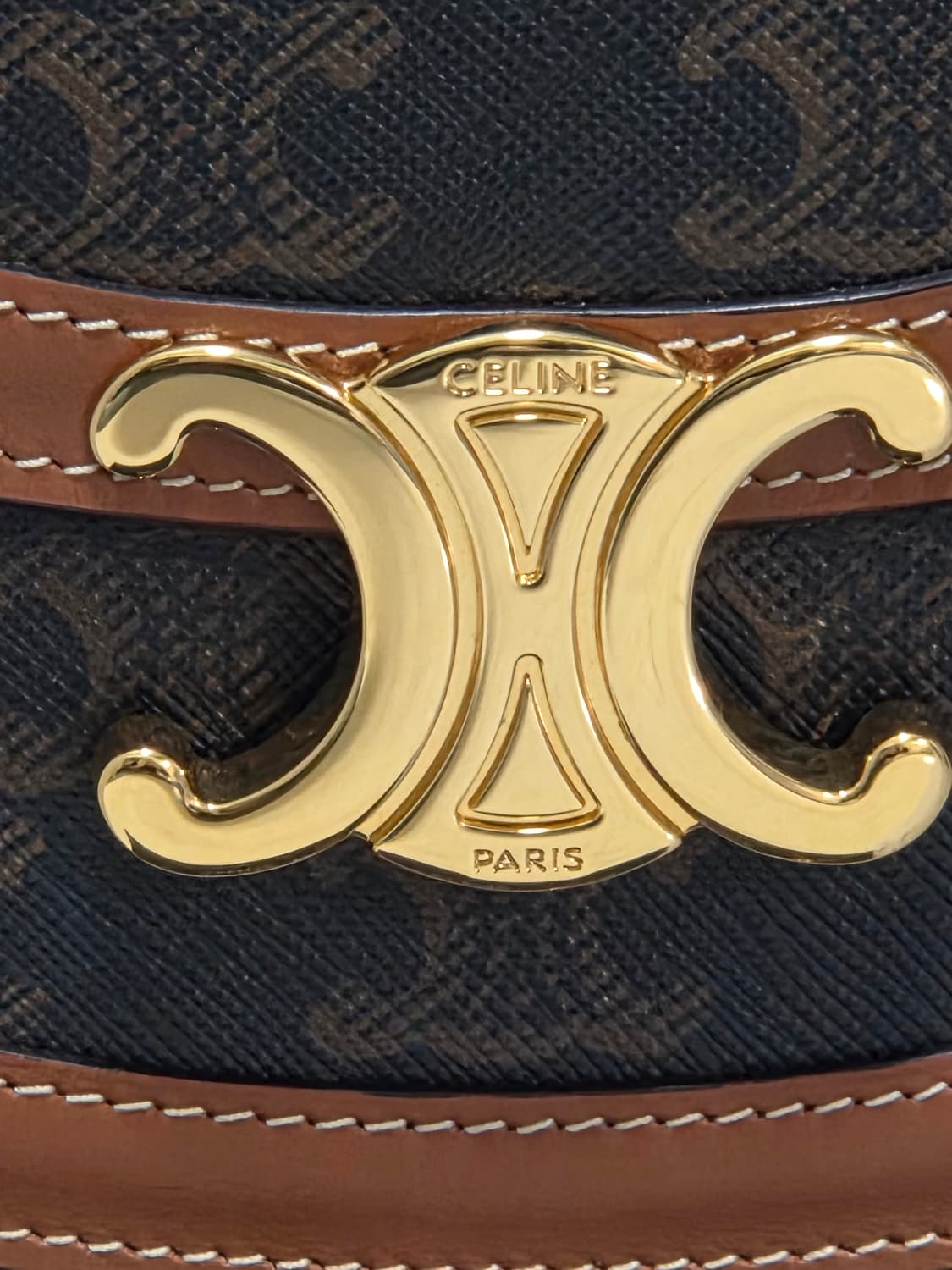 [새상품급] 셀린느 트리오페 클레아 미니 베사체 Tan 상품이미지3