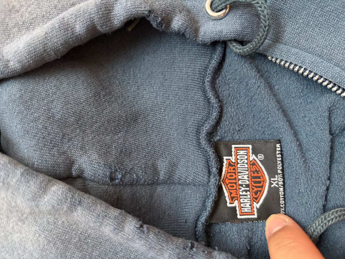 90s harley davison hoodie 할리데이비슨 상품이미지3