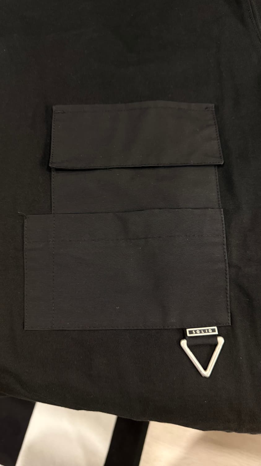 솔리드옴므 블랙 반팔 상품이미지4