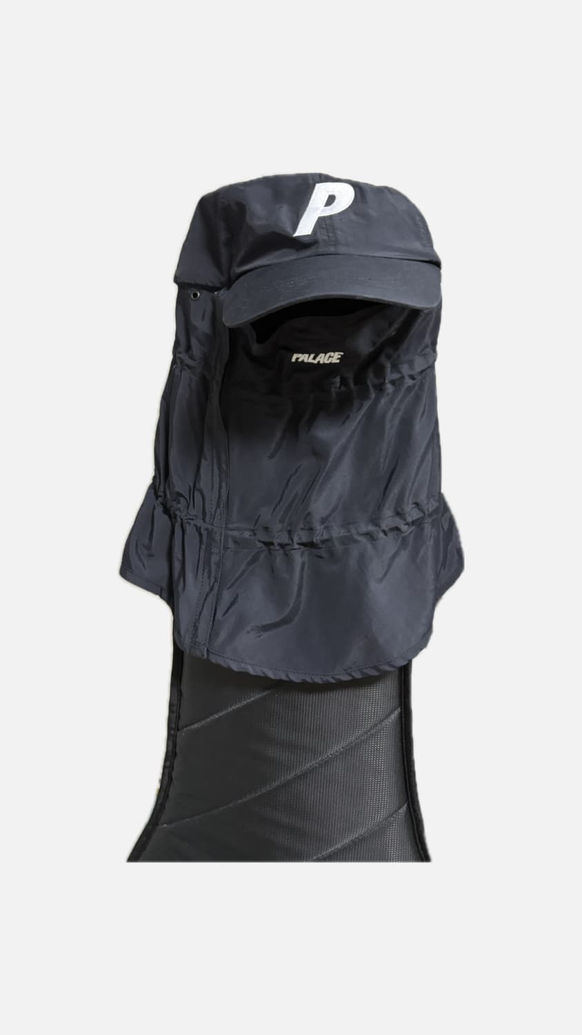 팔라스 쉘 페이스마스크 P 6-패널 캡 블랙 - 22FW 상품이미지3