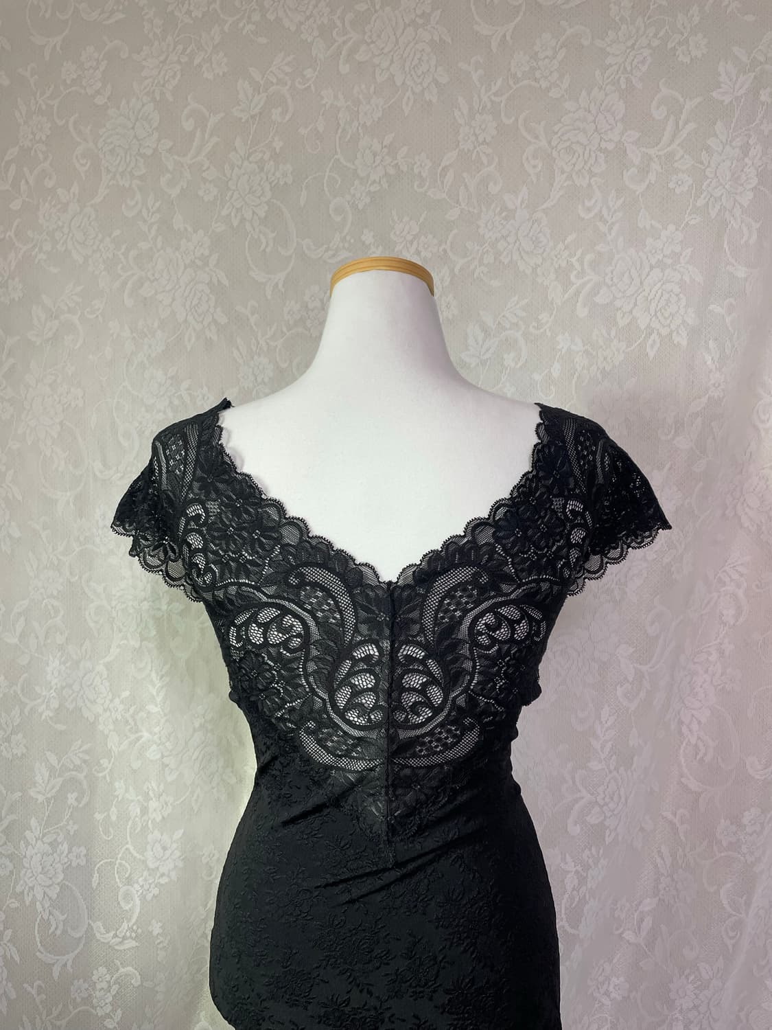 black lace slip dress / gothic lingerie 상품이미지3