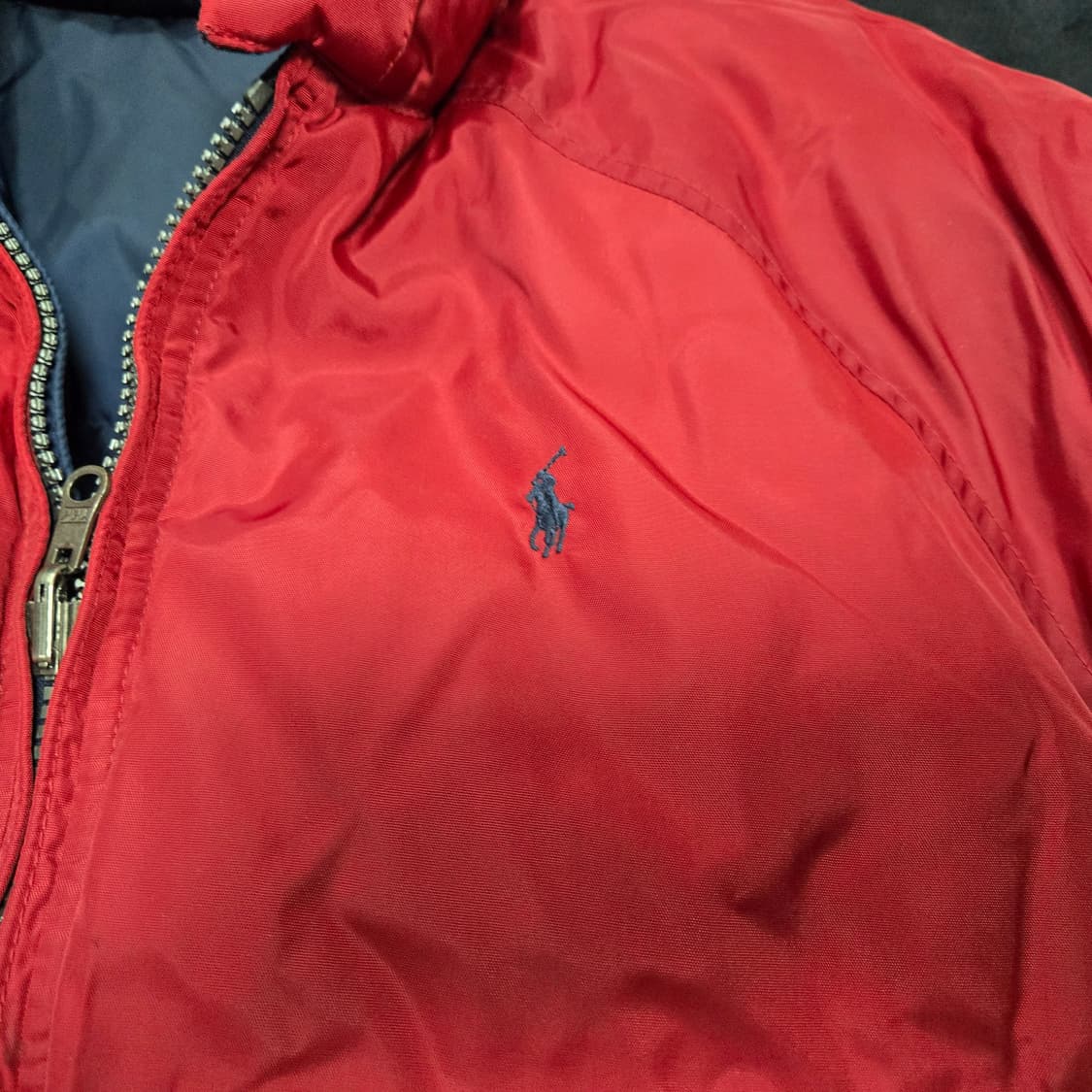 M 폴로랄프로렌 OG 리버시블 푸퍼 다운 자켓 네이비 레드 상품이미지8