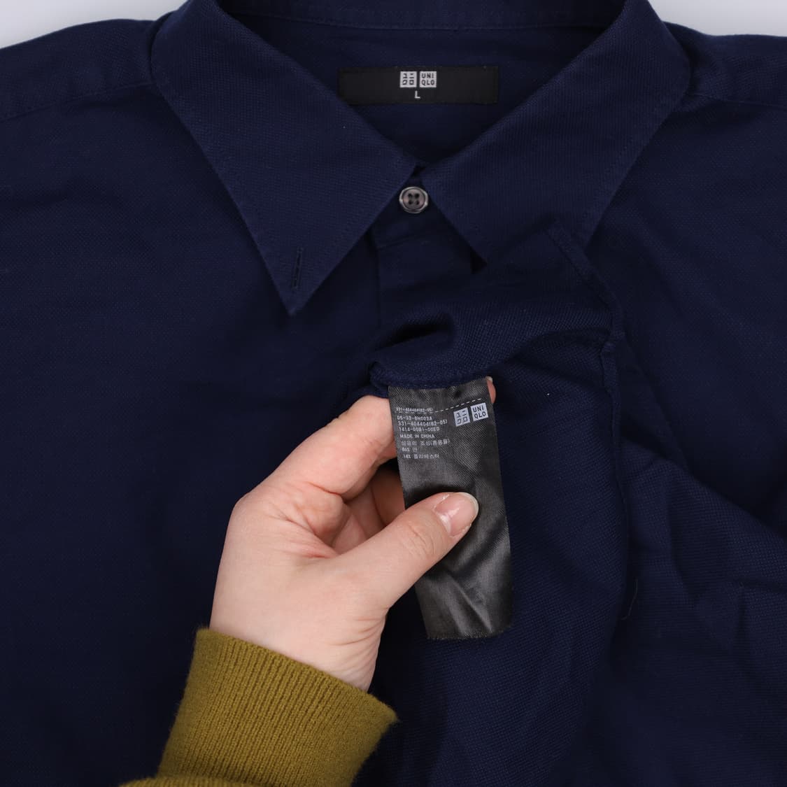 L 유니클로 반팔 셔츠 남방 0227M 상품이미지4