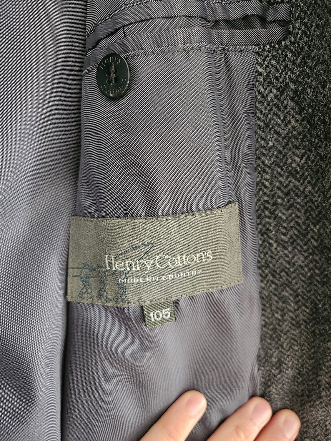 헨리 코튼 헤링본 자켓 상품이미지6