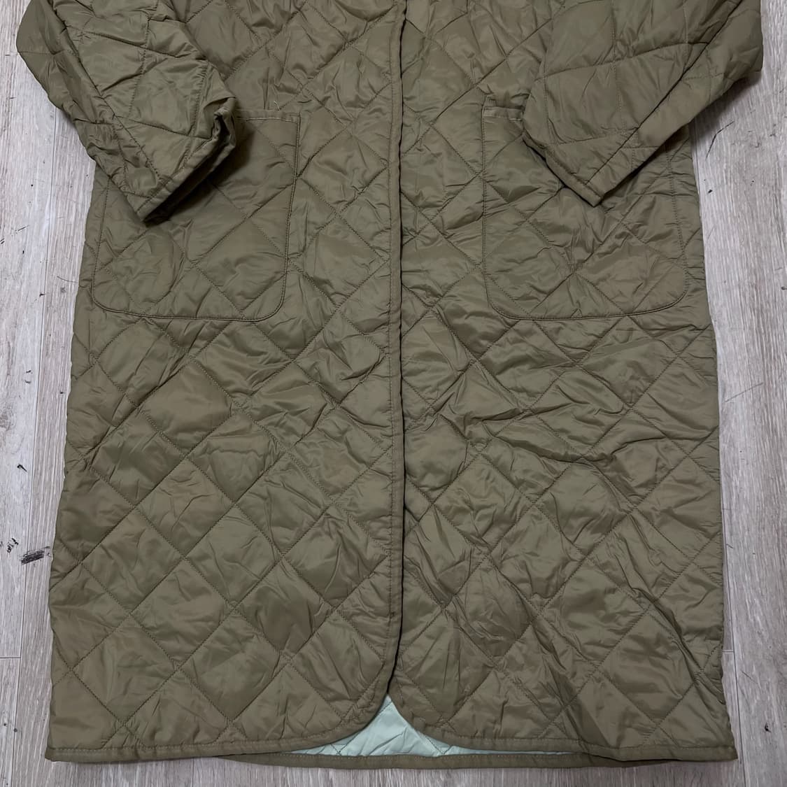 메이트 라이얼 랩 여성 롱 퀼팅 코트 55-66 상품이미지3