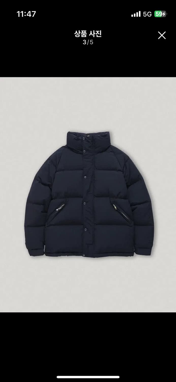 스무드무드 푸퍼패딩 네이비 상품이미지1