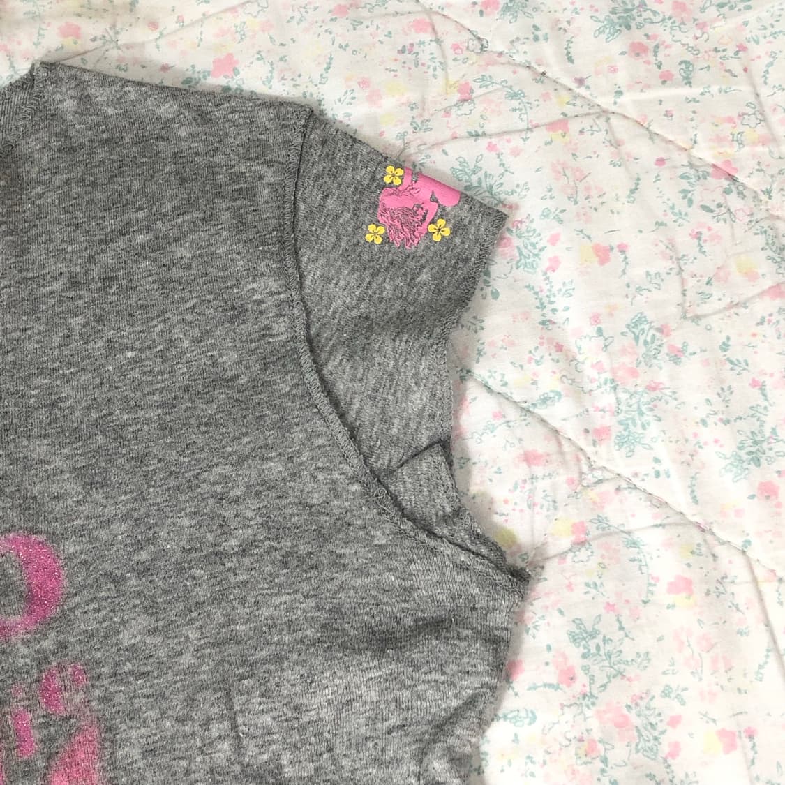 빈티지 컷팅 스티치 반팔티 상품이미지3