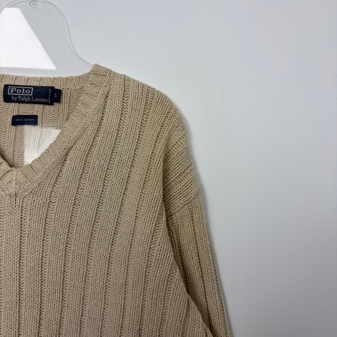폴로 랄프로렌 브이넥 니트 티셔츠 상품이미지4
