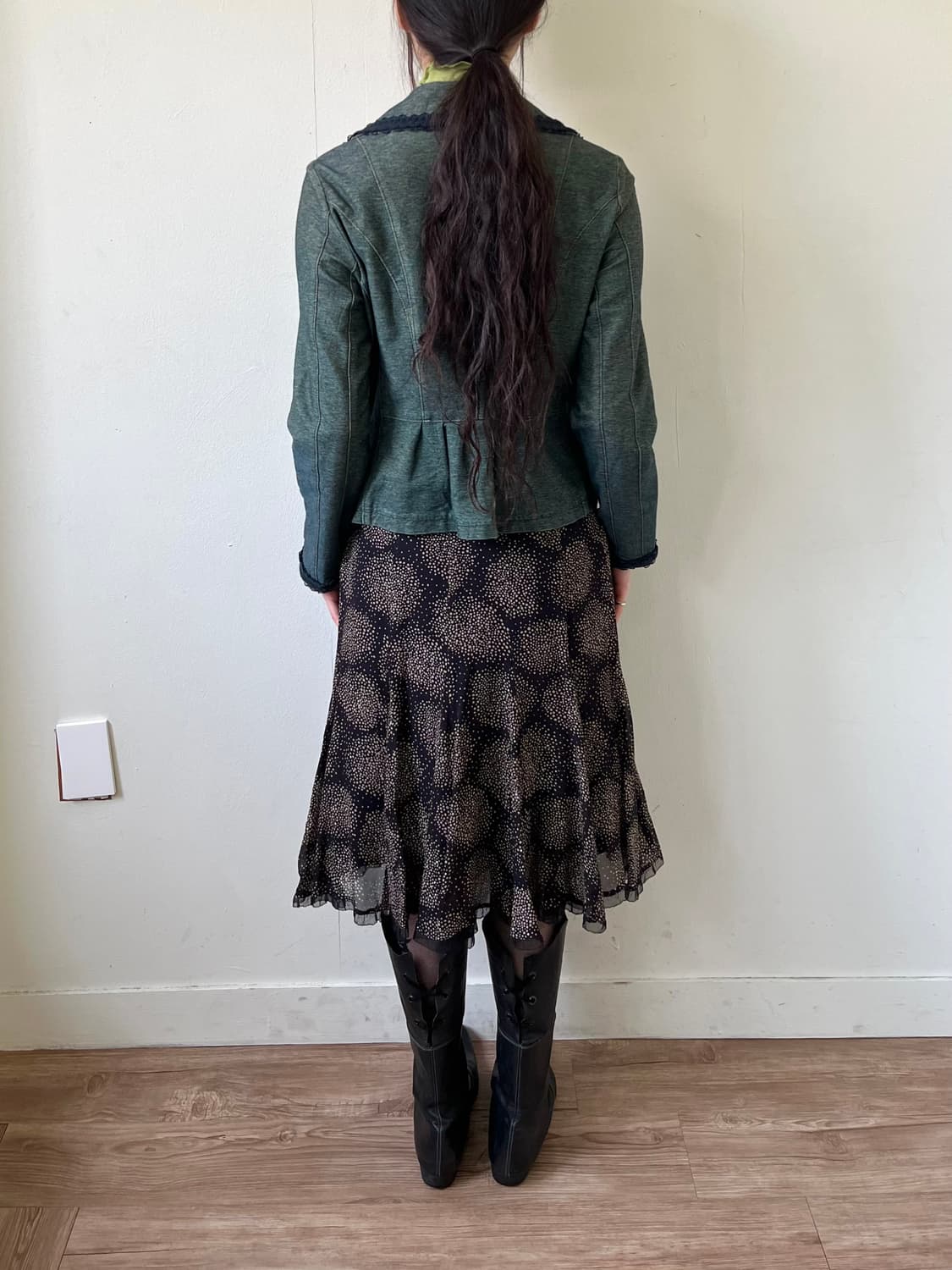 Japan vtg 레이스 자켓 상품이미지10