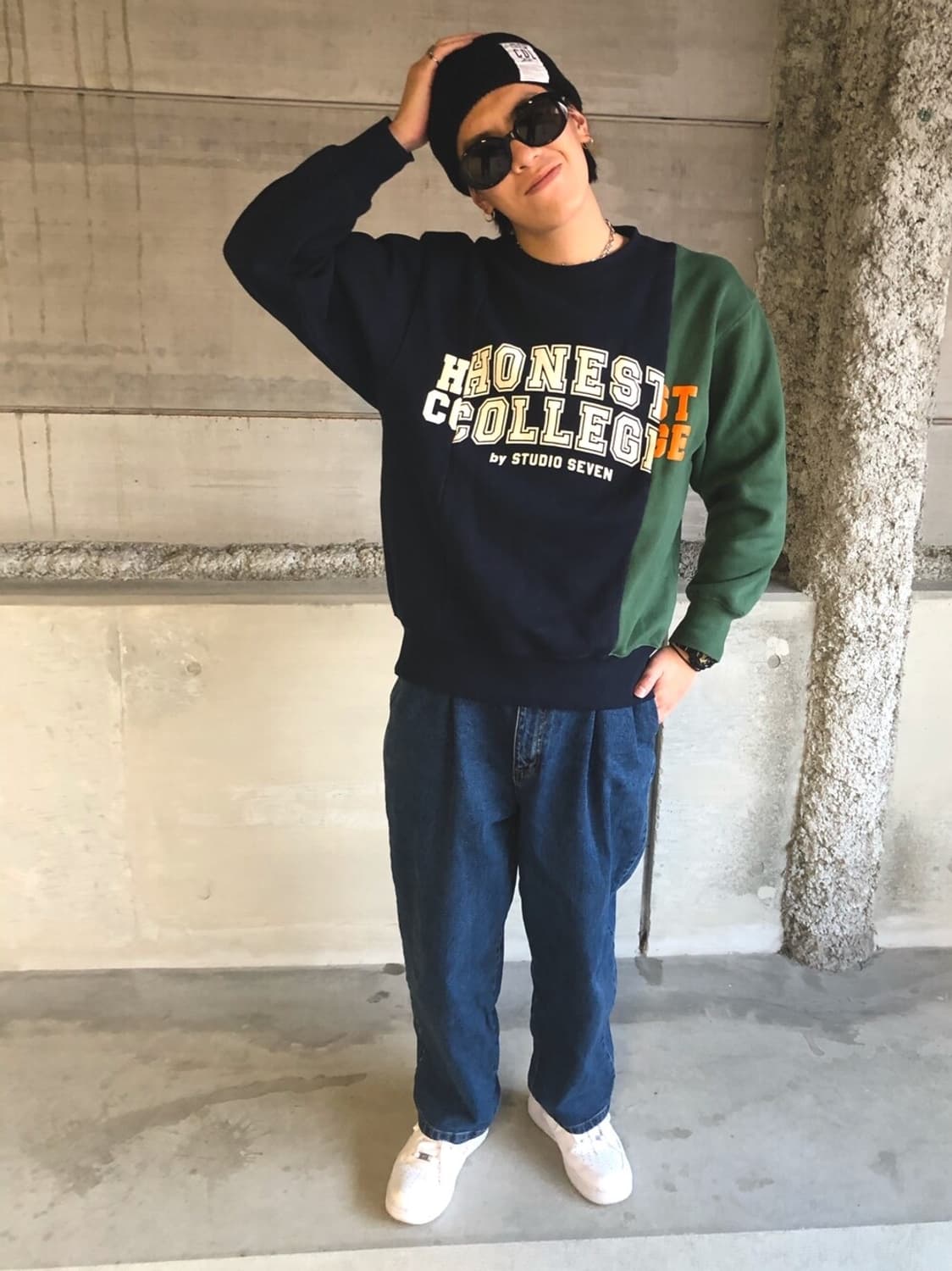 GU X 스튜디오 세븐 리메이크 스웻셔츠 맨투맨 XL 상품이미지7