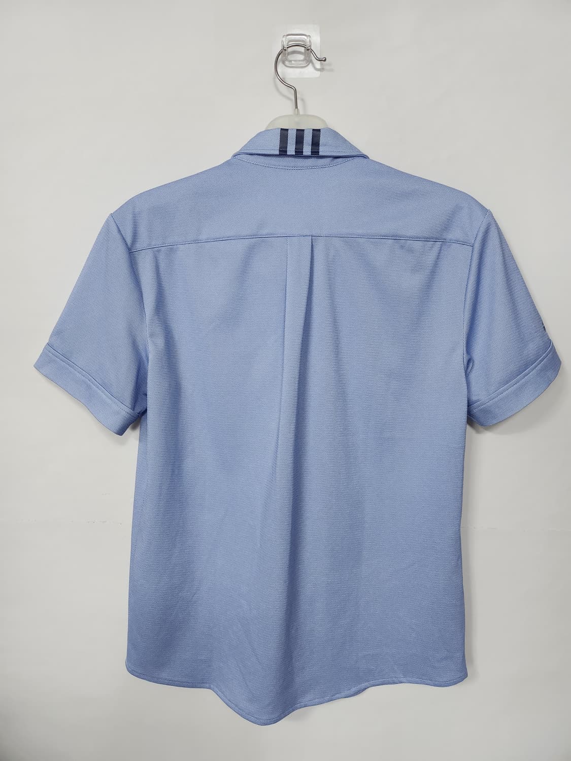 아디다스 골프  기능신축성 블루 반팔 셔츠 100 L 새제품급 상품이미지8