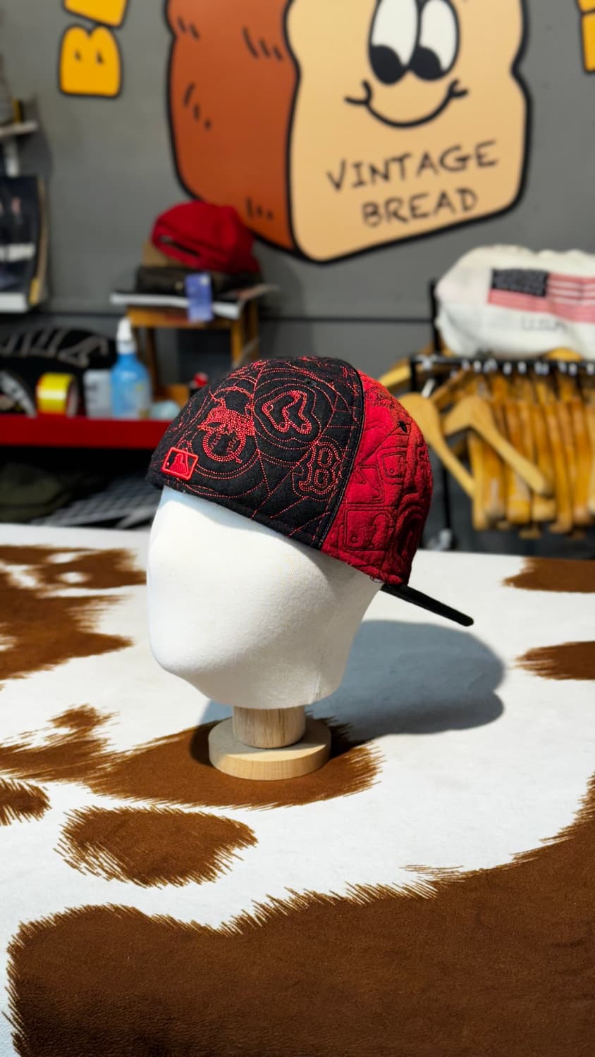 뉴에라 울 스티치 스냅백 (55.8cm) 보스턴 레드삭스 상품이미지8