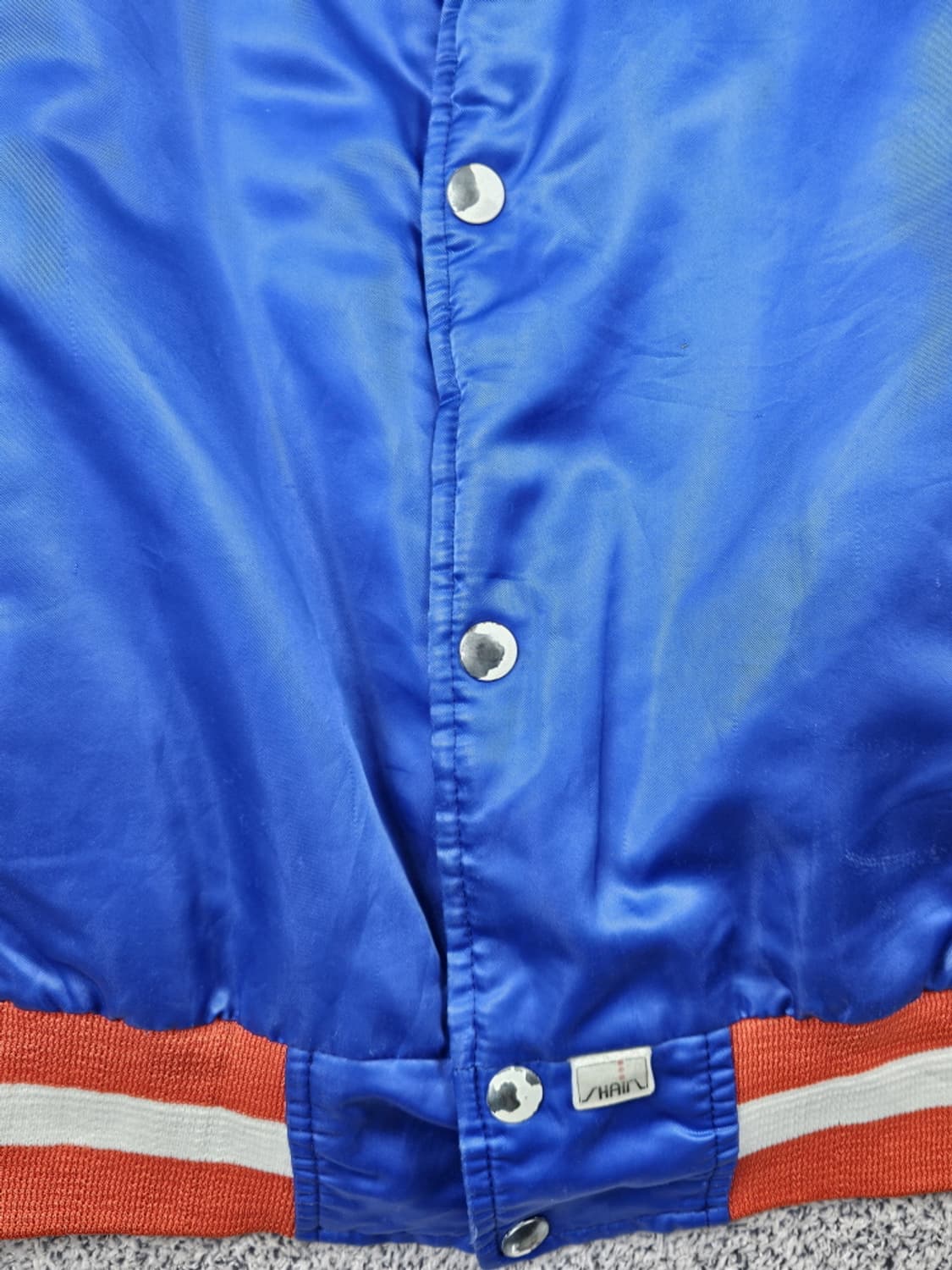 90's NHL 에드먼턴 오일러스 새틴 패디드 자켓 (L) / 10043 상품이미지6