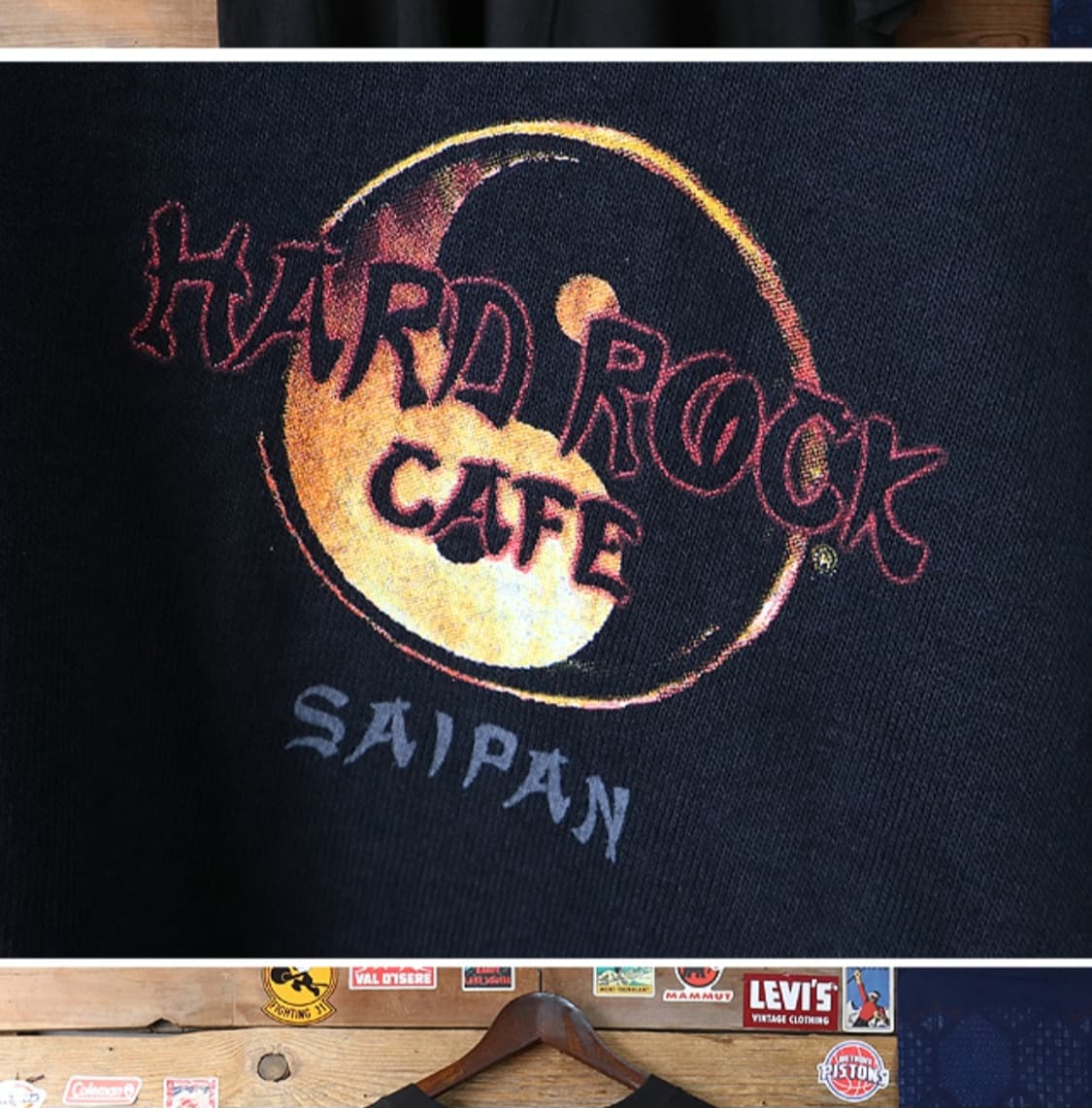 미국메이드 hard rock cafe 하드락 카페 빈티지 드레곤 티셔츠 상품이미지4