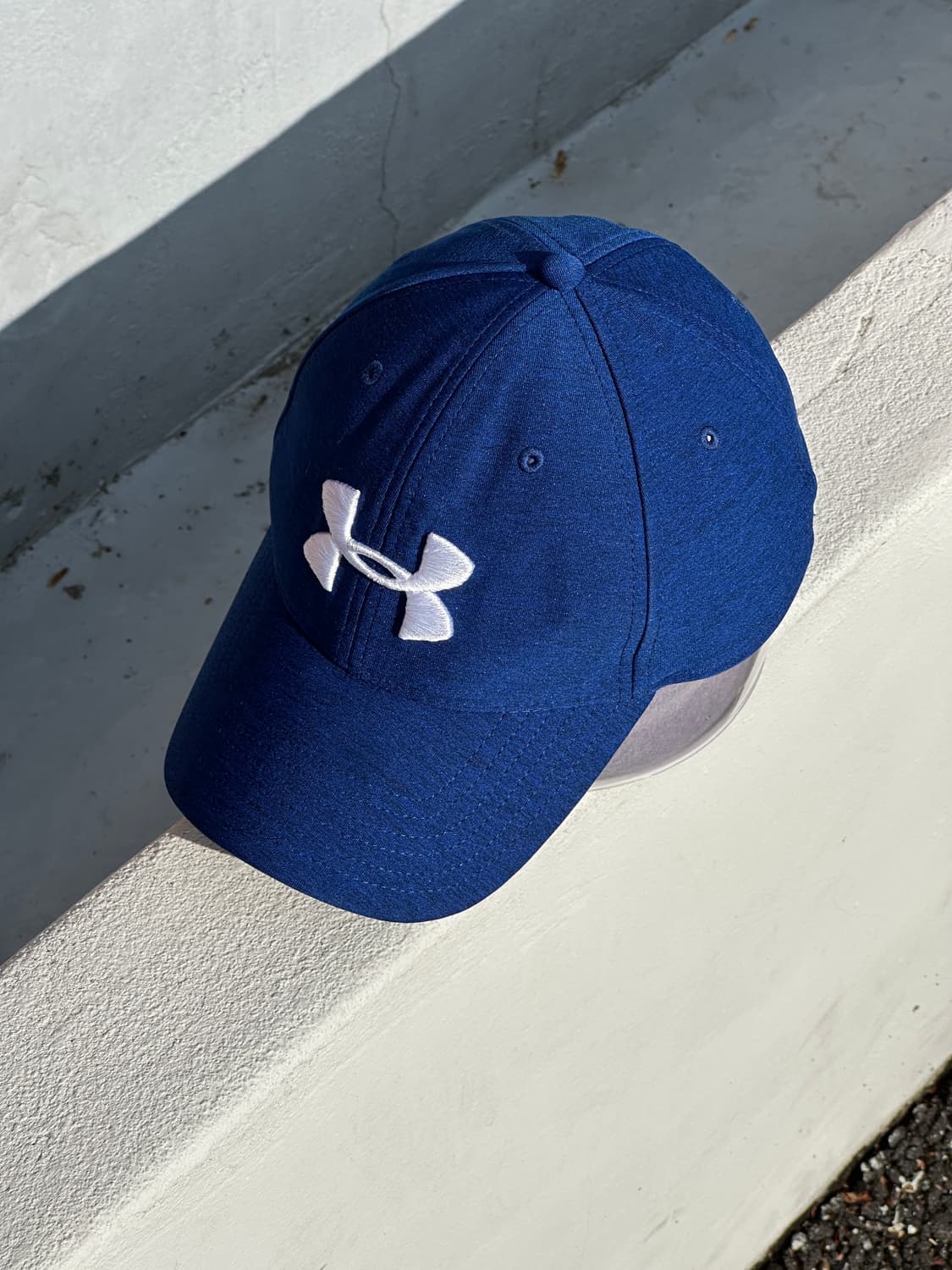 [M] 언더아머 로고 블루 볼캡 모자 상품이미지2