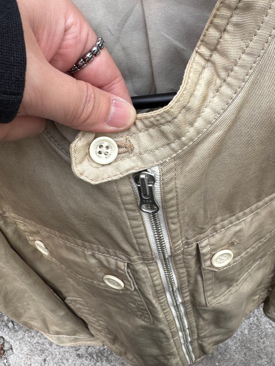 유나이티드 애로우즈 블루라벨 코팅자켓  상품이미지5