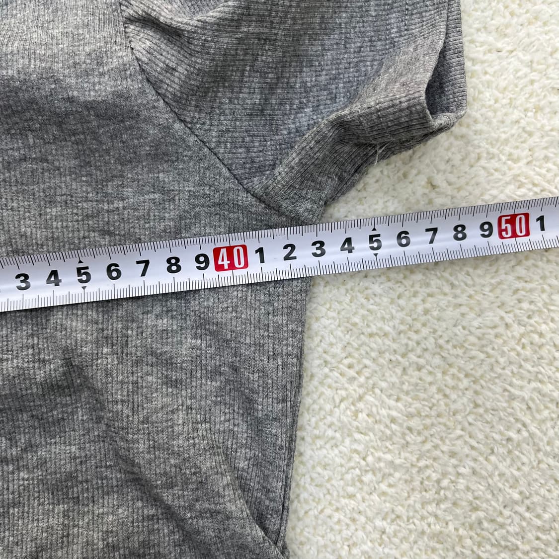 실측확인 고급 여성 반팔 니트 집업 0312M1 상품이미지5