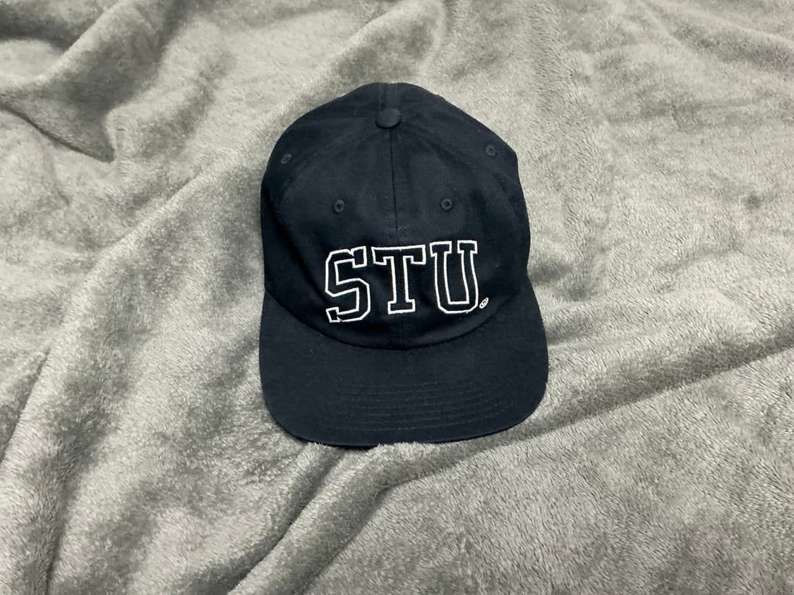 스투시 스투 아치 스트랩백 캡 쉐도우 블랙 상품이미지2