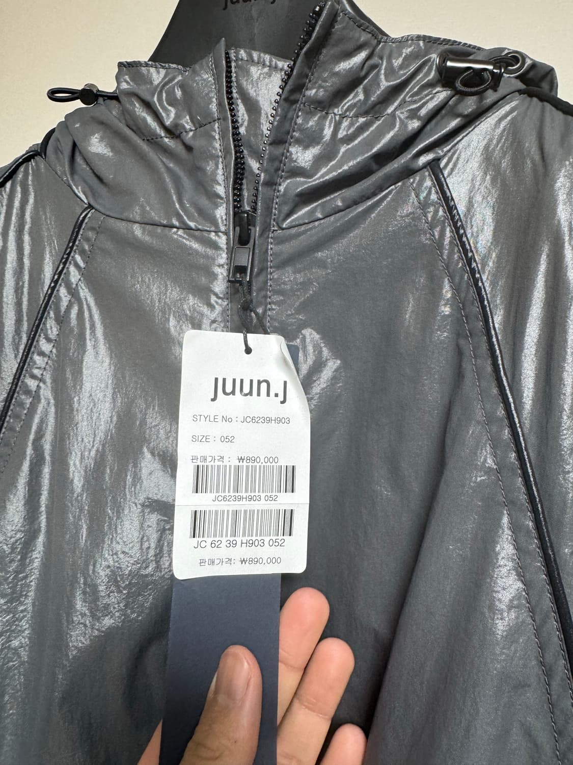 준지26ss 컬렉션 브릿지 그레이 바람막이 52 상품이미지3